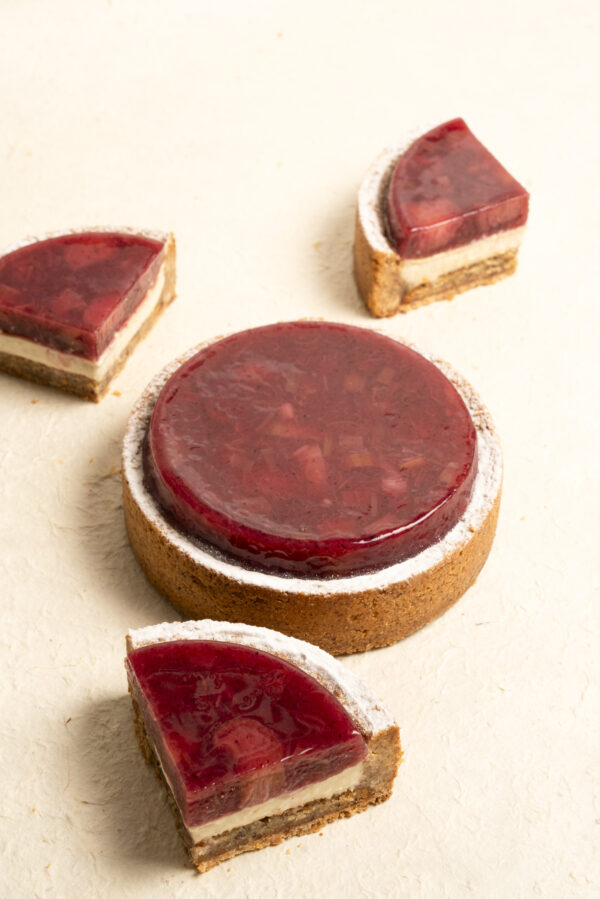 Crumble rhubarbe