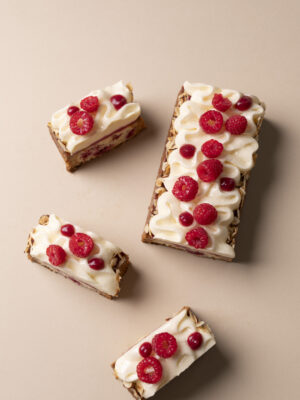 Crumble framboise & yaourt