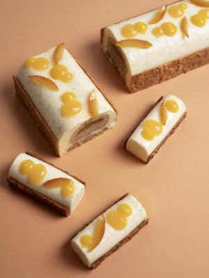 Bûche agrumes Earl Grey