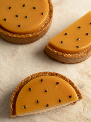 Crumble caramel passion