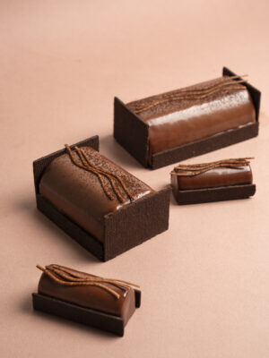 Bûche chocolat café